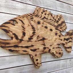 Grouper Fish Wall Art Large Wood. Gift For Men - thumbnail 2