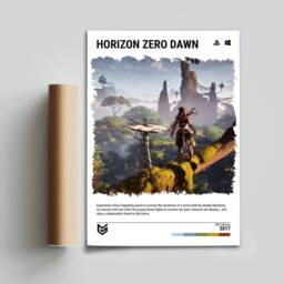 Horizon Z D - 2017 Game Poster Wall Art Print - Gaming Gift -A5-A4-A3-A2-A1 Unframed Canvas For Frame Or Hanger - thumbnail 3