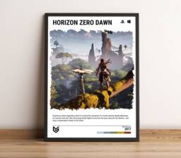 Horizon Z D - 2017 Game Poster Wall Art Print - Gaming Gift -A5-A4-A3-A2-A1 Unframed Canvas For Frame Or Hanger - thumbnail 1