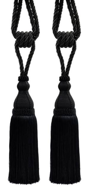"D??copro Tassel Tieback For Curtains & Draperies, Length 12"" - 30.5cm, Spread 30" - image 1