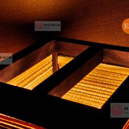 Asian Oriental Beige Bamboo Japanese Lamp Zen Bedside Floor Table Paper Light Shades Bedroom Home Decor Living Room - thumbnail 4