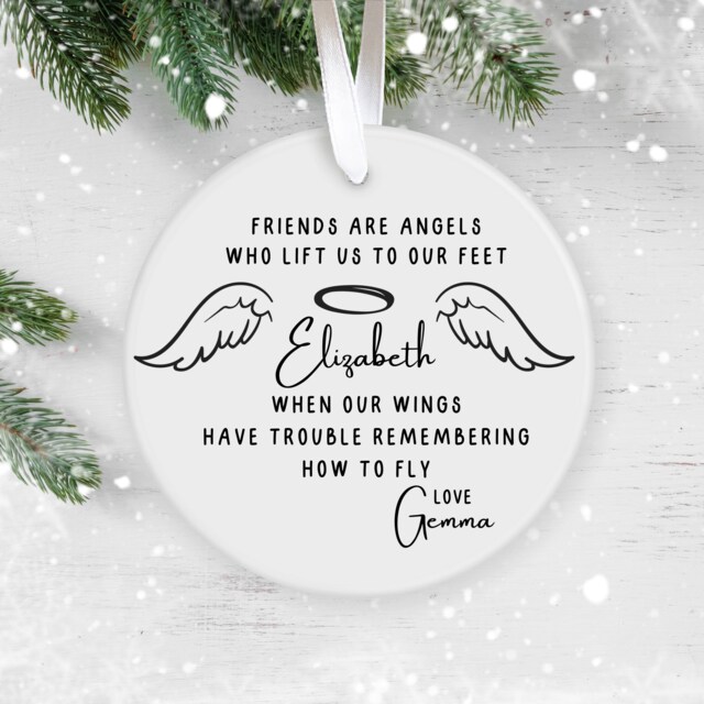 Friendship Keepsake, Christmas Ornaments 2022, Personalised Gift For Nanna, Mom, Dad, Friend, Secret Santa, Ideas For Friend - image 1