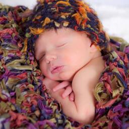 Purple Baby Lace Wrap Photo Prop Ribbon Blanket Newborn Photography - Children - thumbnail 2