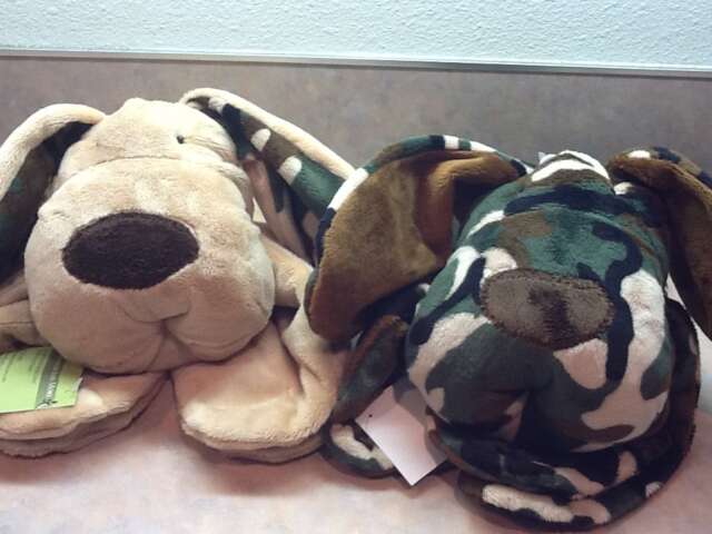 Minky Snuggle Blanket Toy, Animal Security Blanket Buddy, Sculptured With Head, Elephant, Cows, Dogs, Frogs, Giraffes, Lions - image 1
