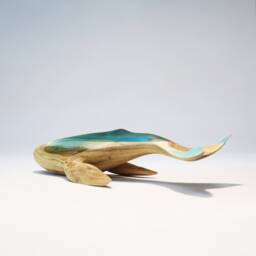 Duo Whale Sculpture - 5 - thumbnail 4
