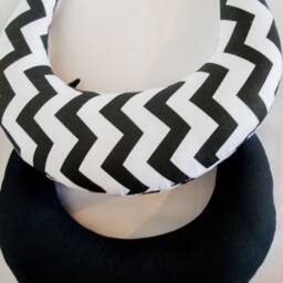 Cute Moon Cotton Throw Pillow Children Kids Bedroom Bed Decoration Night Sky Cot Decor Cosy Moonlight Baby Gift Chevron Starry Smooth - thumbnail 3