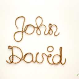 Rope Name Personalized Wall Letters, Decor, Sign, Signs - thumbnail 4