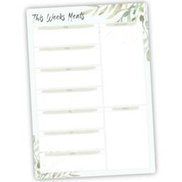 Personalised Weekly Family Menu Meal Planner A4/A3 Whiteboard - Write & Wipe Clean Food Organiser Dry Erase Shopping List Notes Board - thumbnail 2