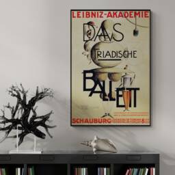 Vintage Triadic Ballet Bauhaus Art Print - Oskar Schlemmer, 1924 - thumbnail 2