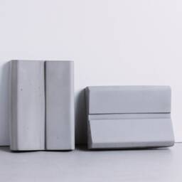 Minimalist Concrete Soap Dish, Modern Block Holder, Industrial Grey Slab Tray, Architectural Bathroom Decor, Unique Cement Saver - thumbnail 4