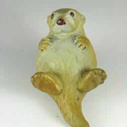 Bronze Otter Figurine - Sea Life Sculpture, Yolk Art - thumbnail 3