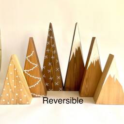 Reversible Christmas Decoration Handmade in The U.K