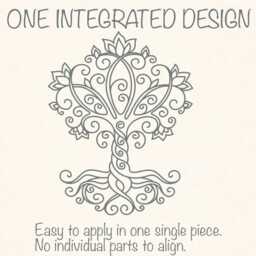 Tree Of Life Vinyl Wall Decal, Celtic Family Mural, Yoga Meditation Decor - thumbnail 2