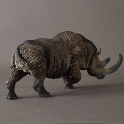 Woolly Rhinoceros Figure - Coelodonta Antiquitatis 120/Resin/Hand Painted/Collector - thumbnail 4
