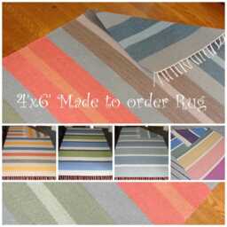 Sale Hand Woven Rug - 4' X 6' 3 - thumbnail 4