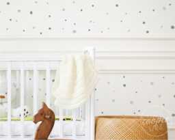 Hand Drawn Polka Dots - Vinyl Wall Decals 2 Colours Irregular Spots Stickers Sets Of 330 Baby Boys Girls Nursery Kids Room D??cor - thumbnail 1