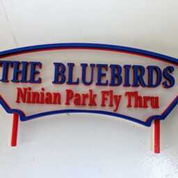 Cardiff City Bird Seed Feeder - Bluebirds Fly Thru Welsh Football Fan Garden Feeding Station - thumbnail 3