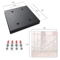 Romantic Bokeh Glow Key Cabinet For Home, Pink Industrial Box, Modern Backgrounds & Patterns, Lovers Of Elegance Romanticism - thumbnail 4