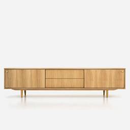 Mid-Century Sideboard, Dresser, Commode, Credenza Made Of Oak Vaneer - Livlo D-S01 - thumbnail 1