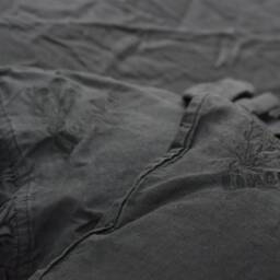 Linen Pillow Case With Ruffles Embroidery Stone Washed 100% Linen Queen King Standard Bedding Body King - thumbnail 2