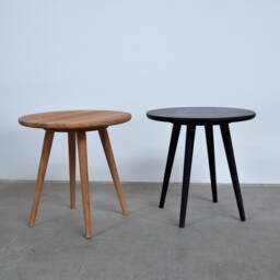 New York Coffee Table, Black Wood/Natural Oak Wood, Made in Italy - thumbnail 4