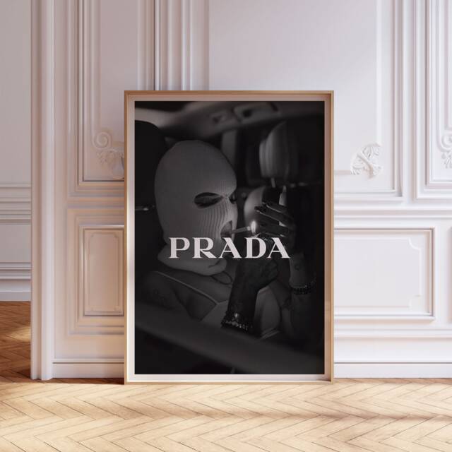 Designer Print, Vogue Fashion Black & White Aesthetic Trendy Wall Art, Housewarming Gift, Neutral Art