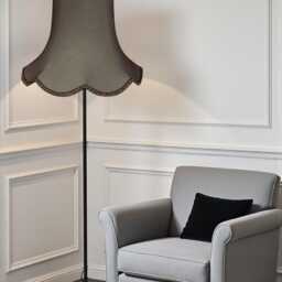 Handmade Grey Lamp Shades Table & Floor Standard Lampshade Clip On Wall Lights Ceiling Pendants - thumbnail 2