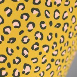 Leopard Print Fabric Lampshade, Gold Lining Option, 20cm To 45cm ?? Anim Light Shade, Handmade By Vivid Shades - thumbnail 3