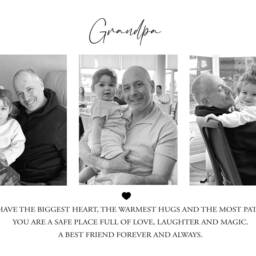 Grandpa A4 Unframed Personalised Print/Papa Photo Grandad Definition Prints Family Gift Birthday - thumbnail 2