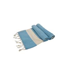2x Turkish Peshtemal Bath Beach Towels Hammam Quick Dry & Lightweight Best For Bath Gym Yoga Swimming Camping Sauna Spa - 57x100 cm - thumbnail 3