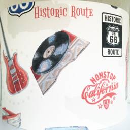 Rock'n'roll Lampshade, Retro Musical Lamp Shade For Table Or Standard Lamps Ceiling Lights - thumbnail 2