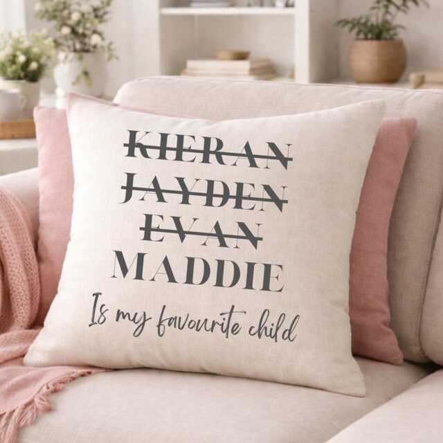 Personalised Cushion, Mothers Day Gift, Humour Gifts, Gifts For Mum, Her, Mum Birthday Cushion Cover, Gift Mom - image 1