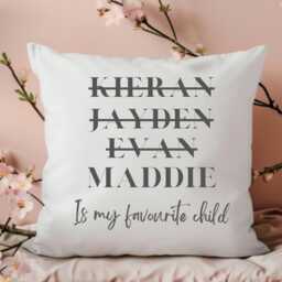 Personalised Cushion, Mothers Day Gift, Humour Gifts, Gifts For Mum, Her, Mum Birthday Cushion Cover, Gift Mom - thumbnail 2