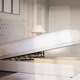 Plush Velvet Ottoman Storage Bed - 54 - thumbnail 2