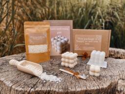 Bubble Candle Making Kit, Diy Craft Make Your Own Bubble Gift Idea, Birthday For Her, Vegan Idea - thumbnail 1