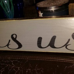 This Is Us Wood Sign Distressed Wall Hanging Rustic Decor Farmhouse Housewarming Gift Love Personalized Family - thumbnail 3