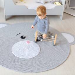 Kids Mat Baby Carpet Carpet For Kids Nursery Rug Rug Crochet Bear Teddy Room - thumbnail 2