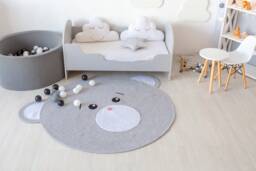 Kids Mat Baby Carpet Carpet For Kids Nursery Rug Rug Crochet Bear Teddy Room - thumbnail 1