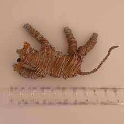Ginger Tabby Cat Statue, Lover Gift - thumbnail 4