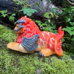 Red Ghost Of The Pridemother Feral Druid 17cm 3D Printed Figure - thumbnail 3