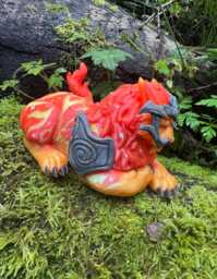 Red Ghost Of The Pridemother Feral Druid 17cm 3D Printed Figure