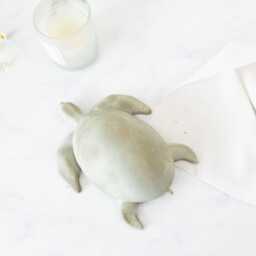 Turtle Sculpture, 3D Turtle Cast in Concrete - thumbnail 3