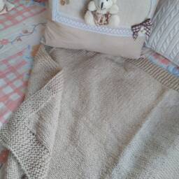 Baby Blanket Pillow Set With Bear - thumbnail 4