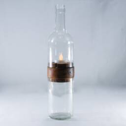 Wine Bottle Tea Light Candle Holder To Dining & Home Decor