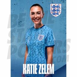 Lionesses Zelem 23/24 Away Headshot Poster - Officially Licensed Product A4/A3 Framed Options - thumbnail 2