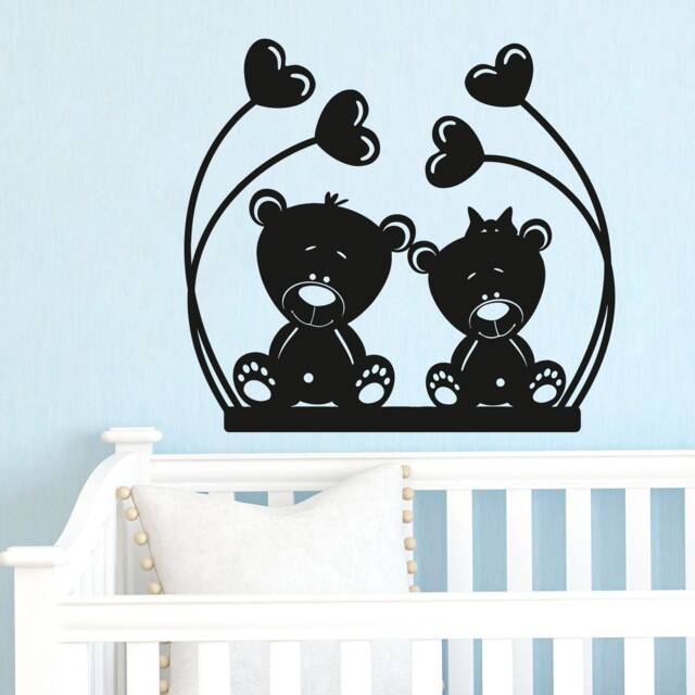 Teddy Bear Nursery Wall Decal Kids Room Decor 4192 - image 1