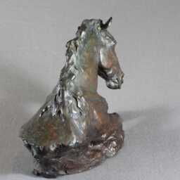 "Hand Cast Bronze Horse Sculpture ""Equus Rising" - thumbnail 2