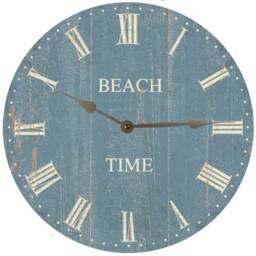 Nautical Beach Clock/Beach Time Clock - thumbnail 2