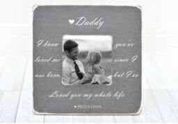 Fathers Day Gift Dad Frame, Picture Photo Daddy Gift, Frame Husband Birthday - thumbnail 1