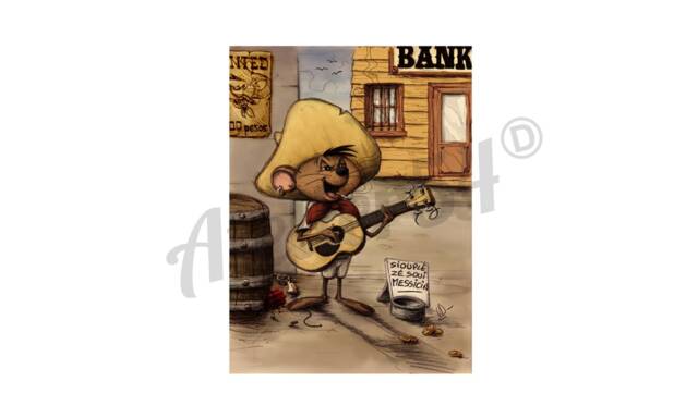 Speedy Gonzales Poster - Wall Decoration Gift Idea For A Musician Friend - image 1